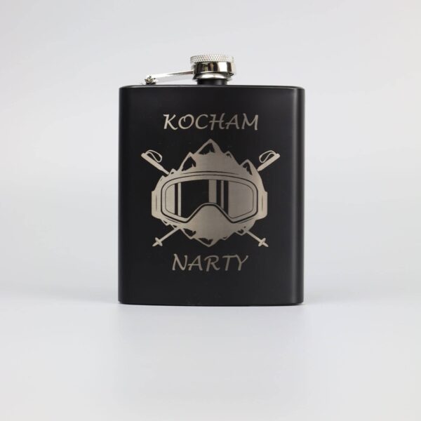 Personalizowana Piersiówka Dla Narciarza