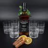 Jack daniels i 6 szklanek