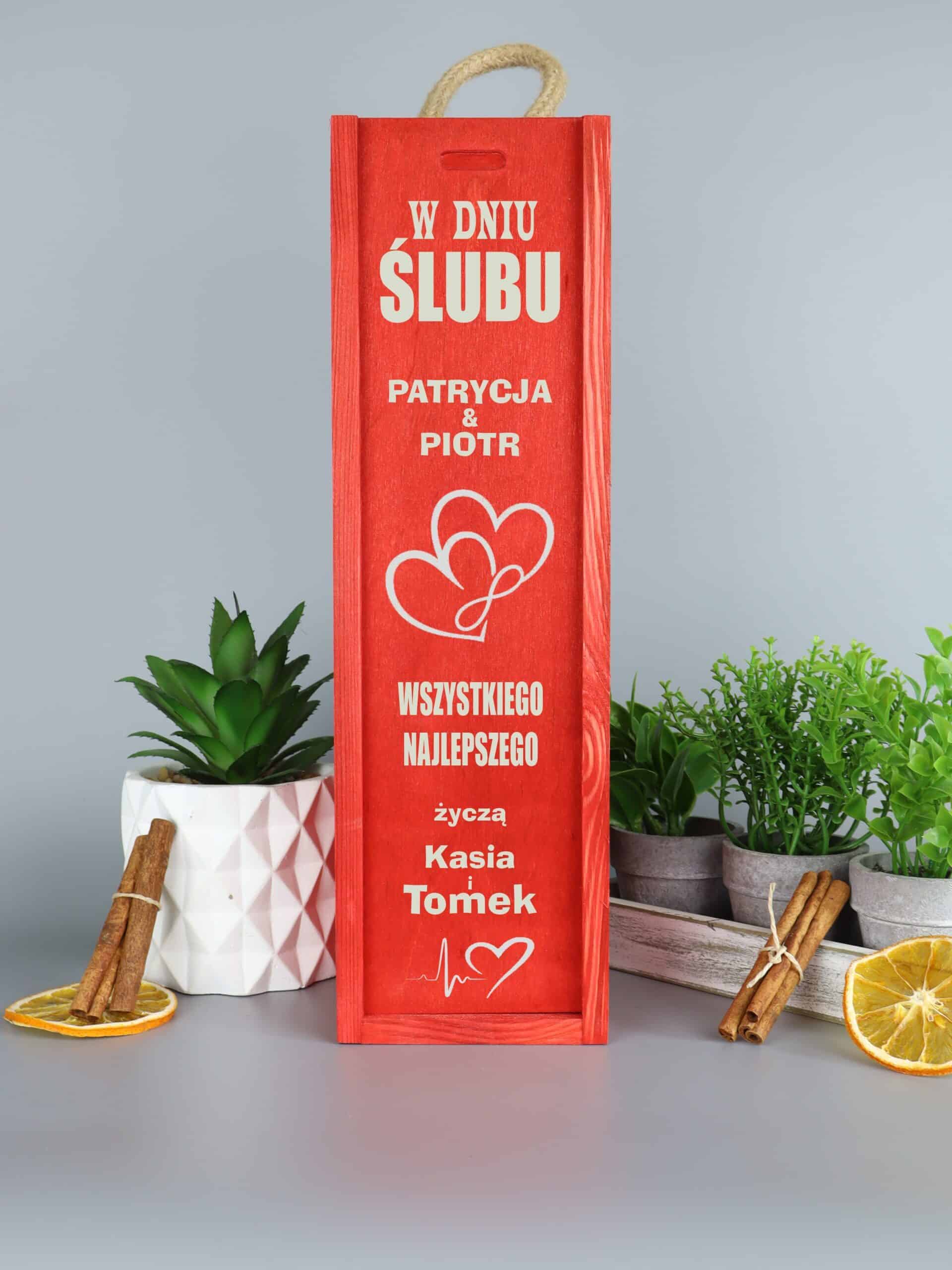 Personalizowane prezenty z grawerem na Ślub