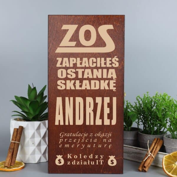 Personalizowana skrzynka z grawerem
