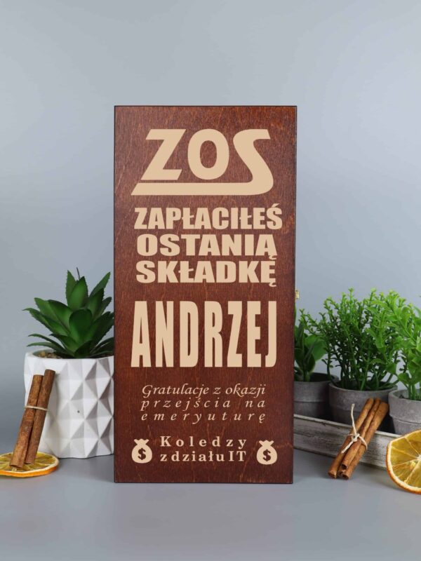 Personalizowana skrzynka z grawerem