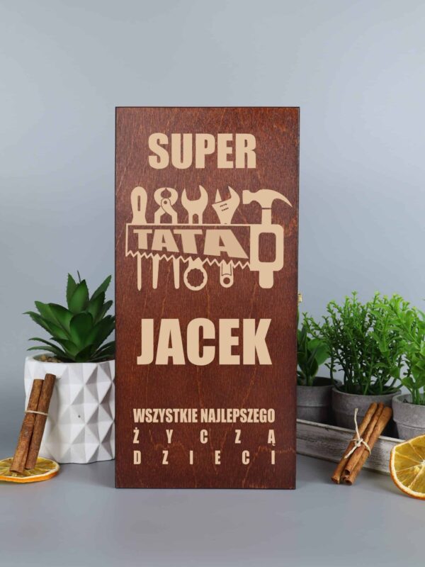 Personalizowana Skrzynka na Whisky z Grawerem