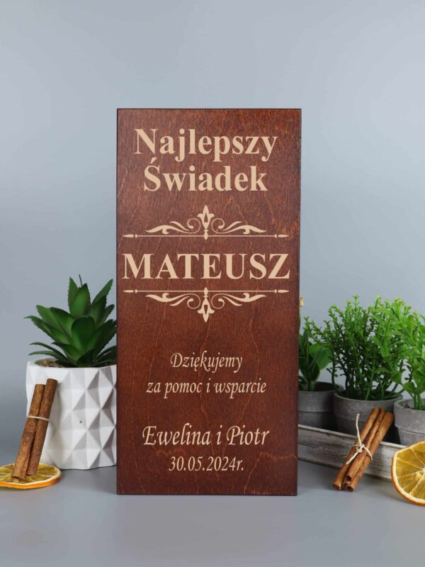 Prezent z grawerem dla Świadka