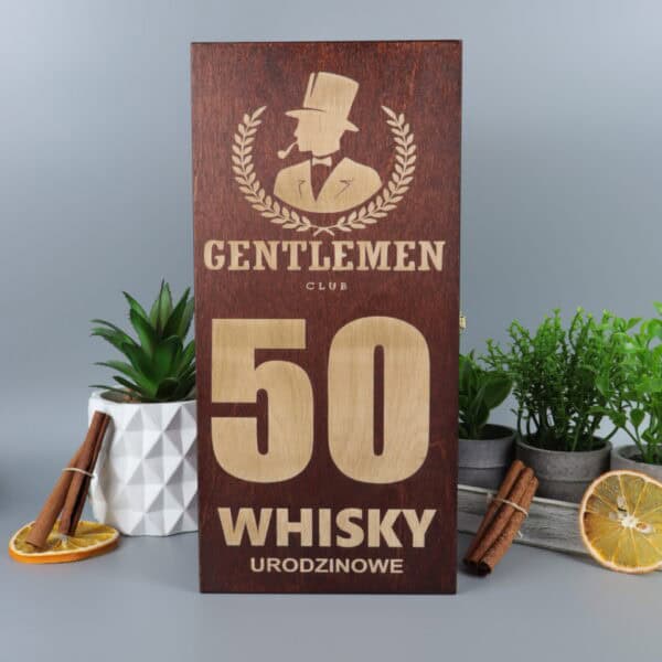 Personalizowany prezent skrzynka na 50 urodziny