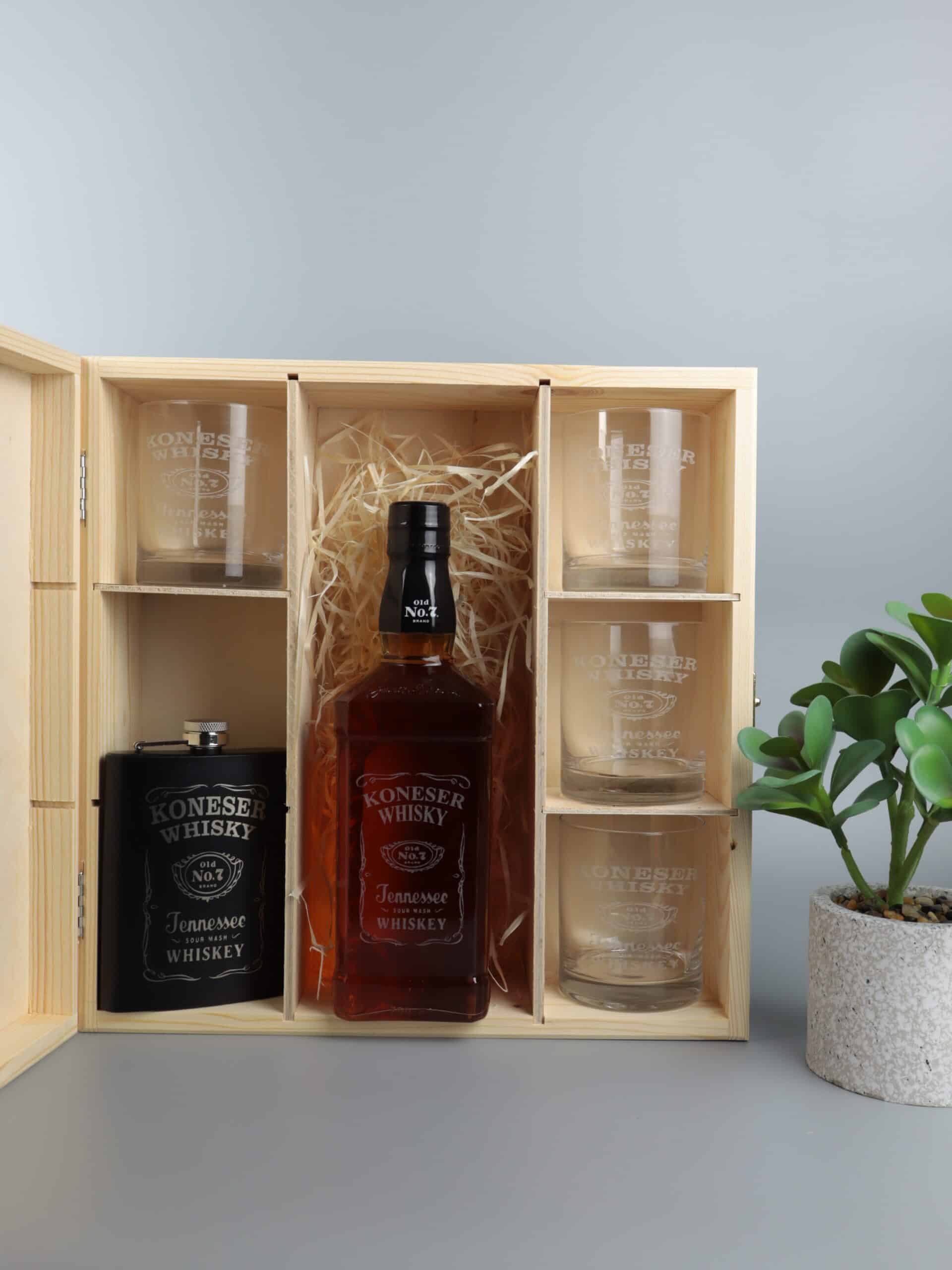 Skrzynka na whisky jack daniels