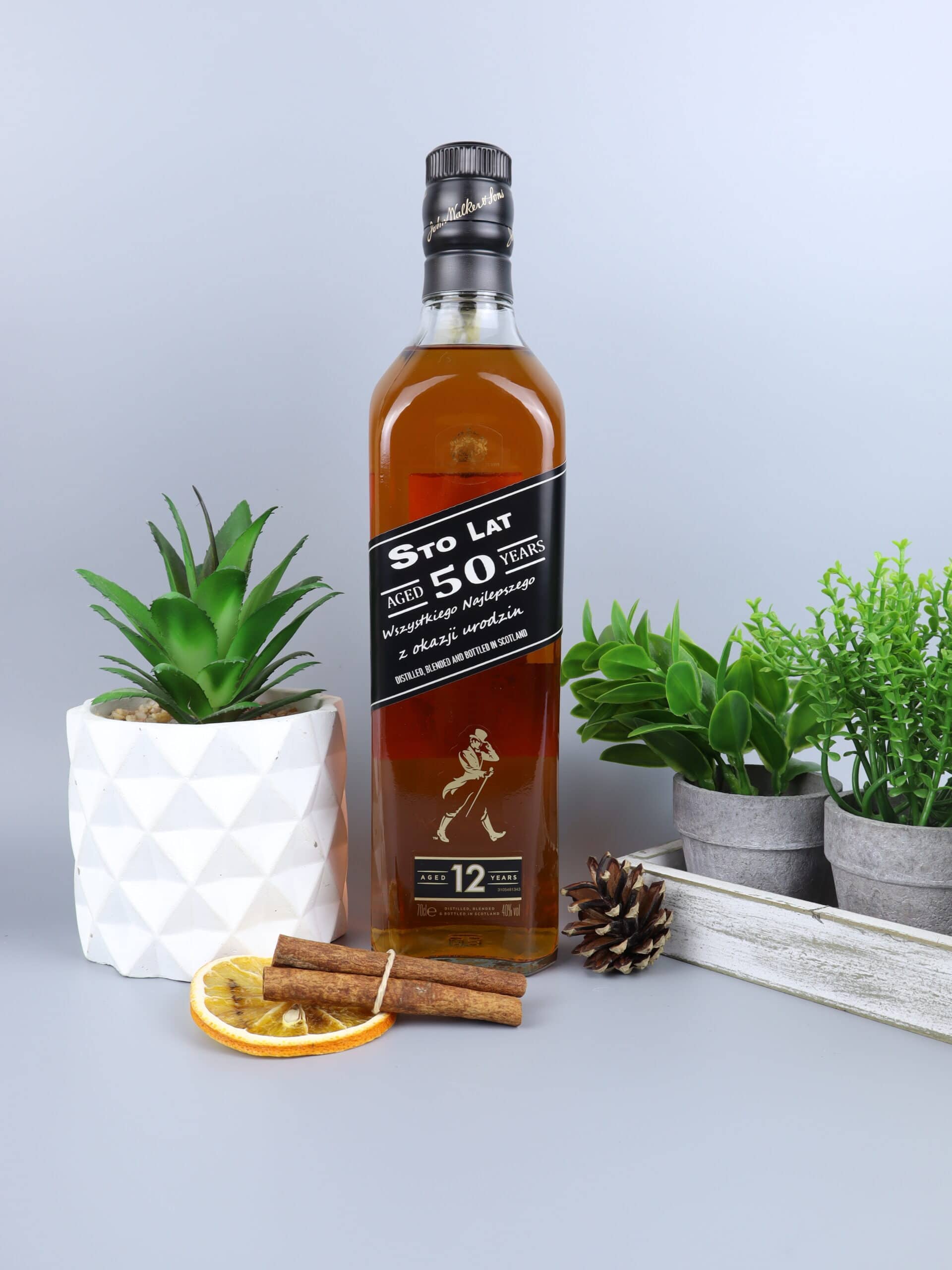 Johnnie Walker black label 12 letni z grawerem