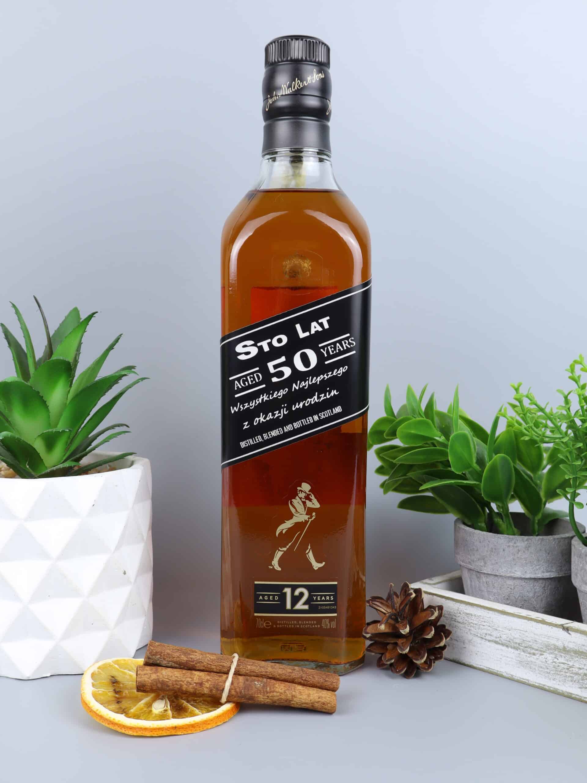 Personalizowany prezent alkohol z grawerem