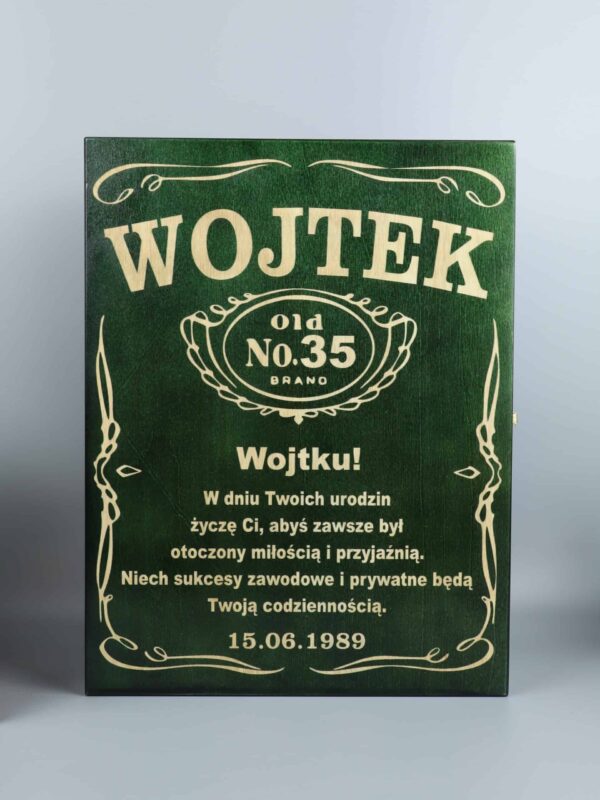Personalizowana skrzynka na whisky