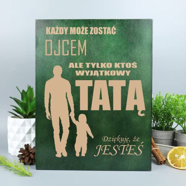 Personalizowany prezent skrzynka na whisky z grawerem