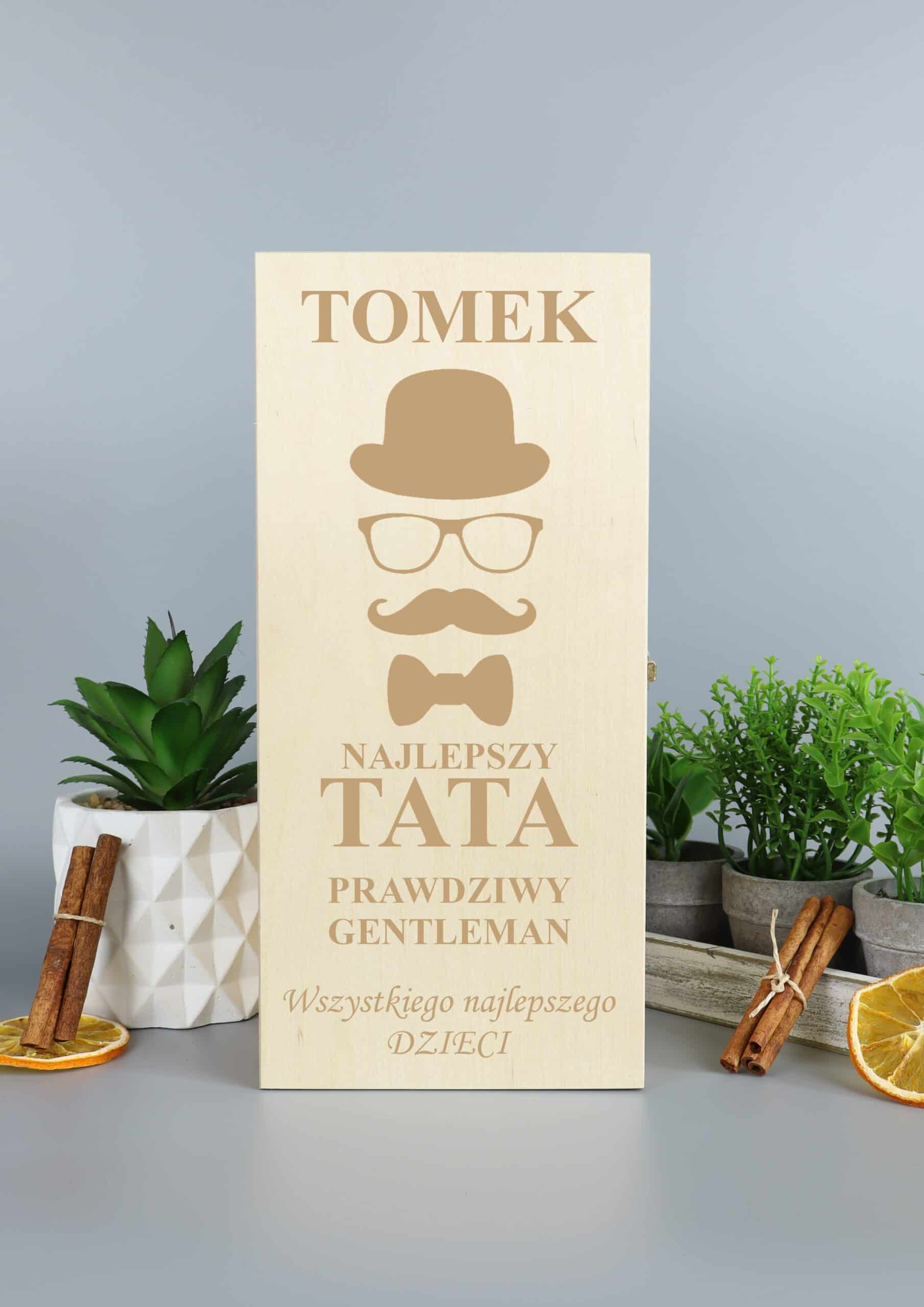 Personalizowany prezent z grawerem dla taty