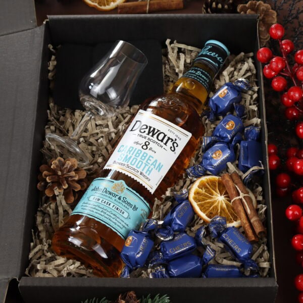 Elegancki zestaw prezentowy z Dewar's