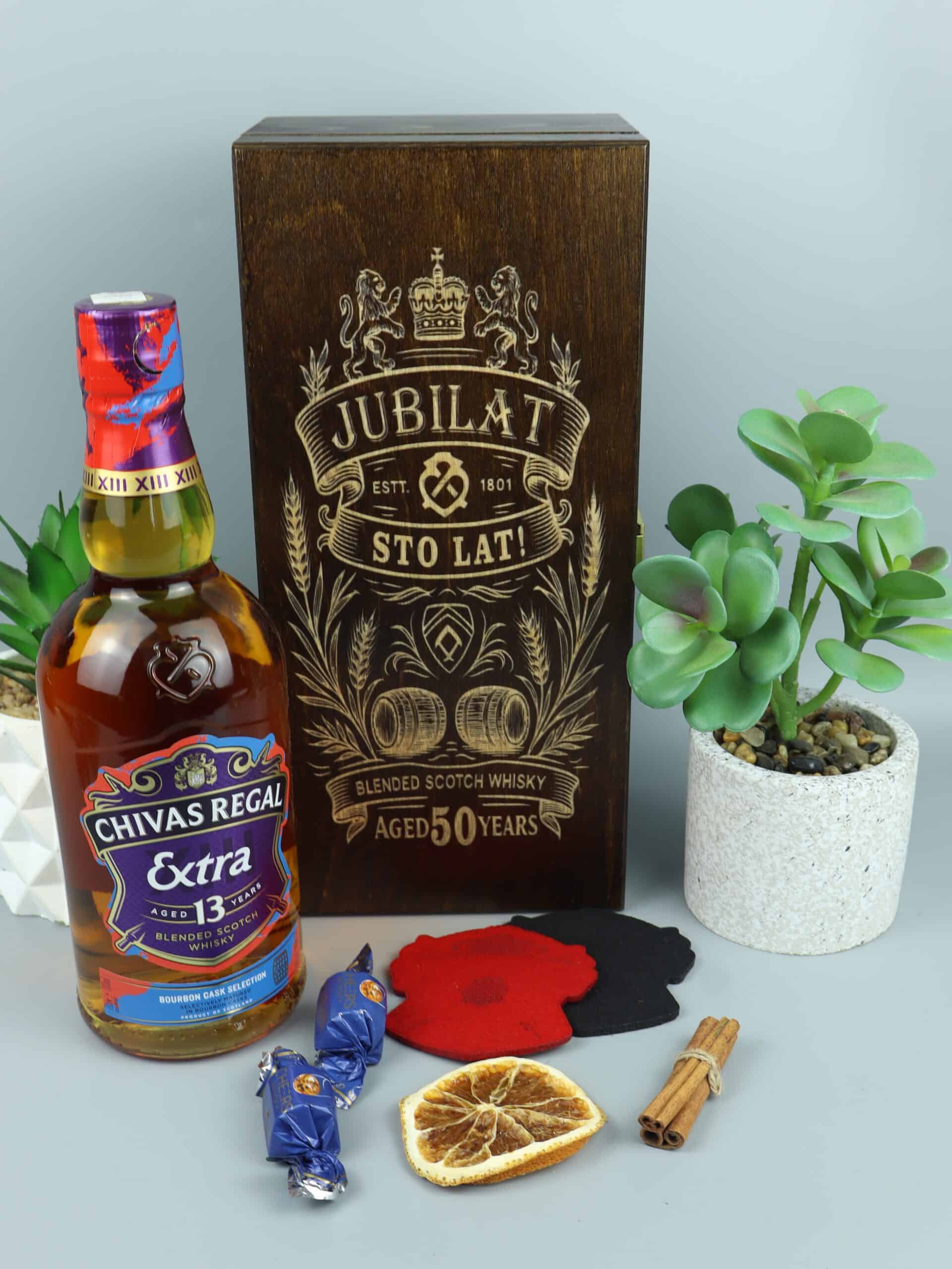 Personalizowany zestaw Chivas z grawerem