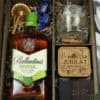 whisky ballantines box
