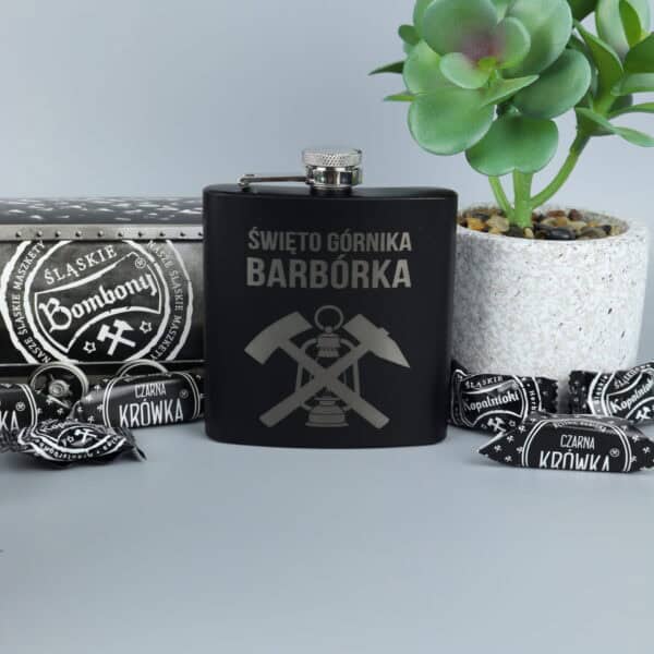 Personalizowana piersiówka dla górnika