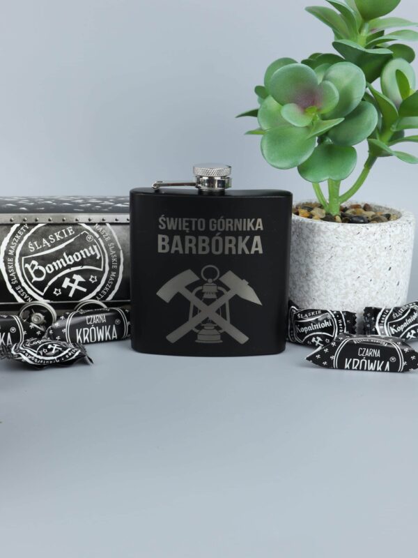 Personalizowana piersiówka dla górnika