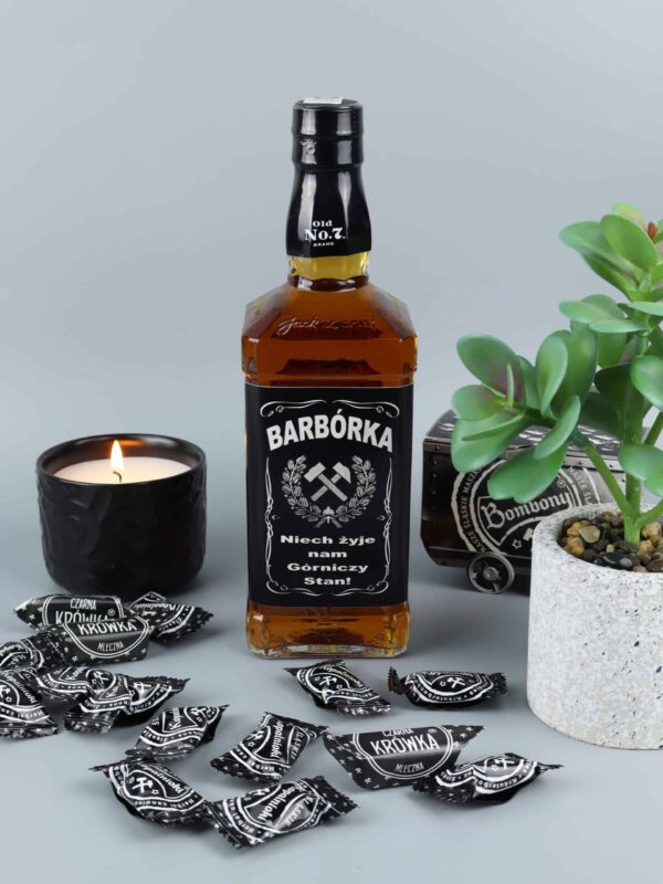 Personalizowany Jack Daniels dla górnika
