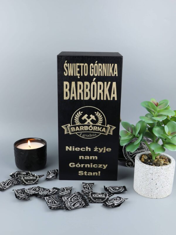 Personalizowany prezent skrzynka dla górnika