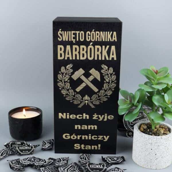 Prezent z grawerem dla górnika na Barbórkę