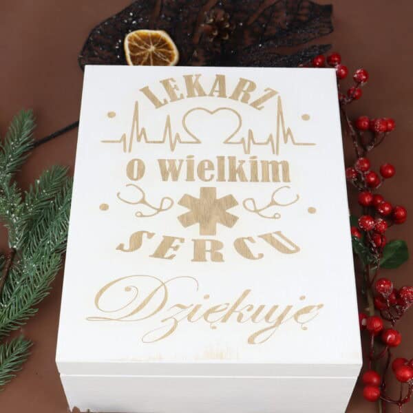 Zestaw prezentowy z grawerem dla lekarza