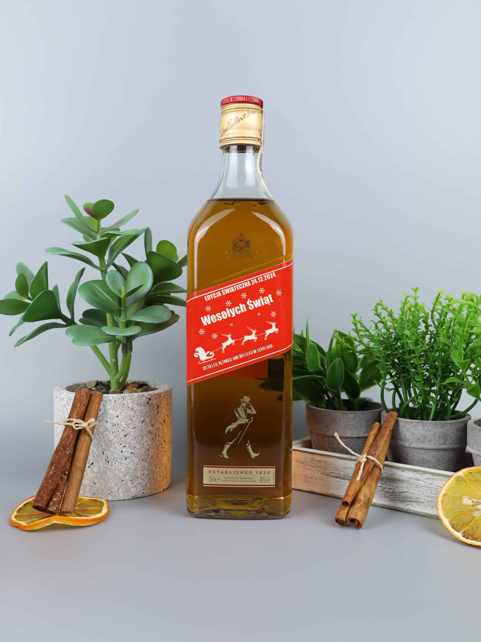 Whisky z grawerem na święta