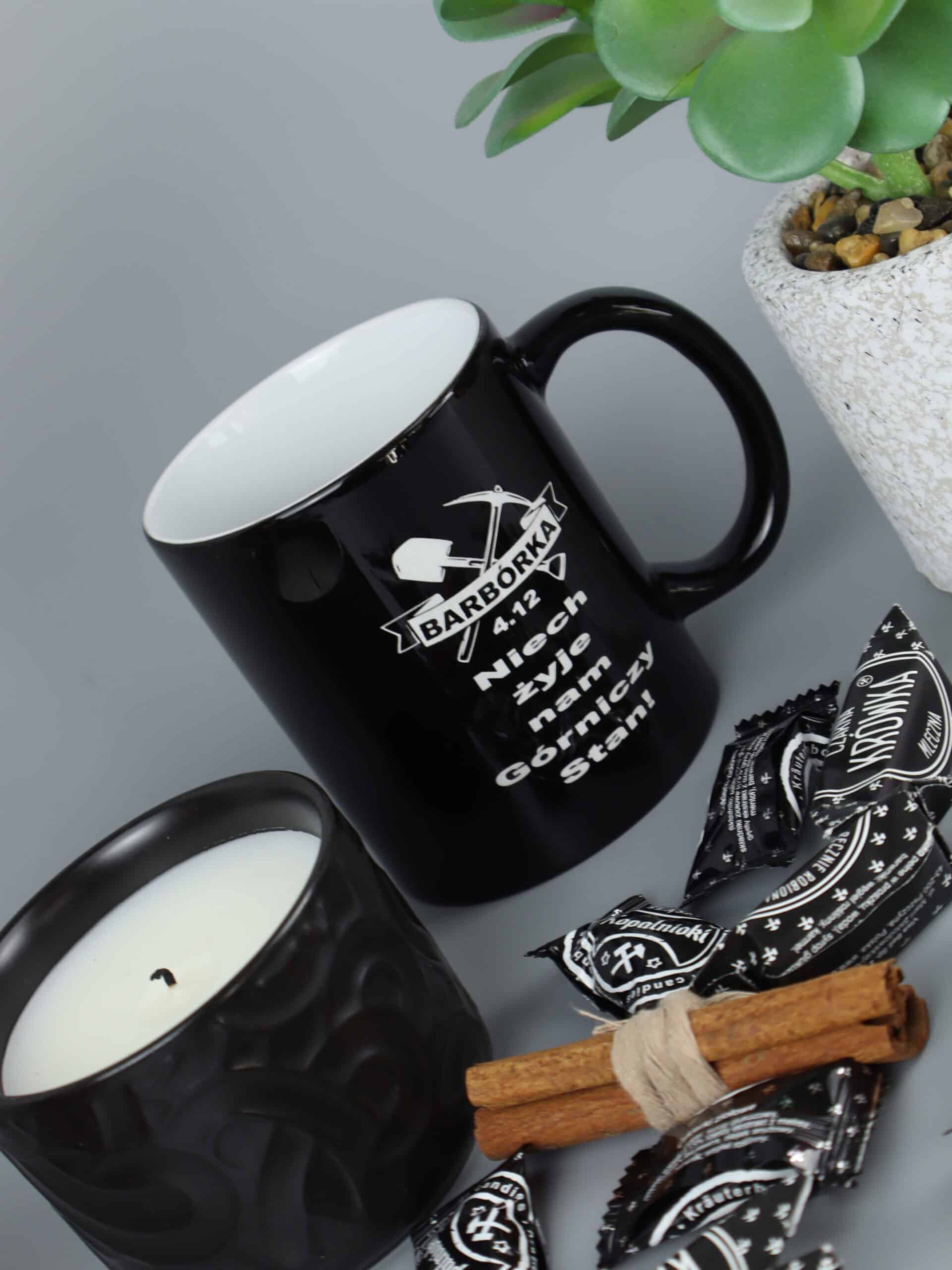 Kubek dla górnika z grawerem