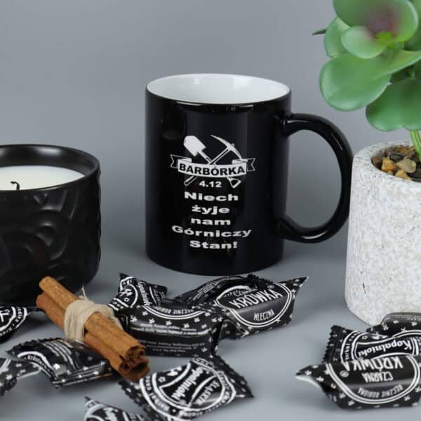 Kubek z grawerem na barbórkę