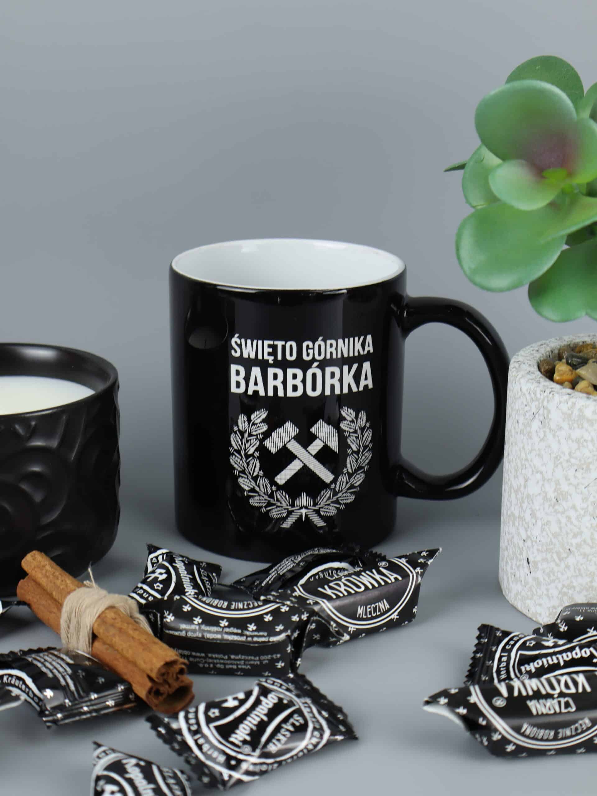 Kubek z grawerem dla górnika