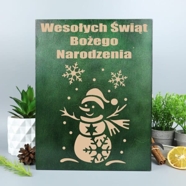 Personalizowana skrzynka na święta dla niego