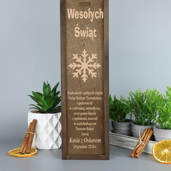 Personalizowana skrzynka na święta