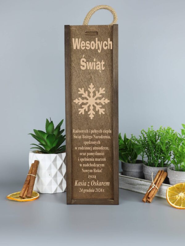 Personalizowana skrzynka na święta