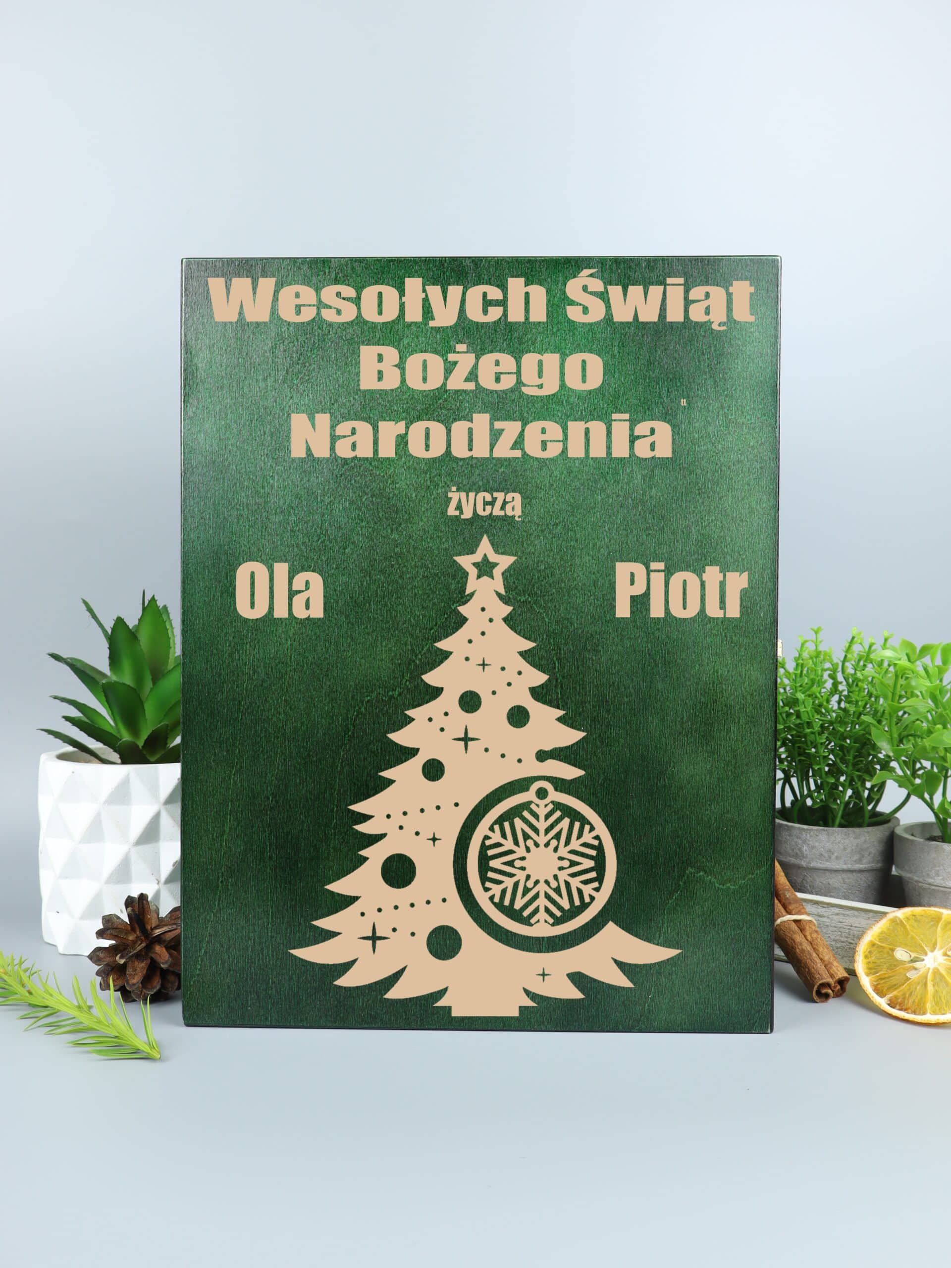 Personalizowana skrzynka z grawerem