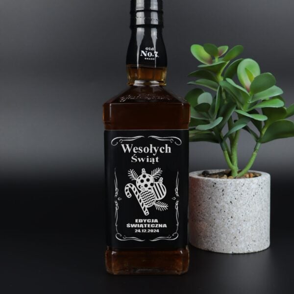 Whisky prezent na święta z grawerem