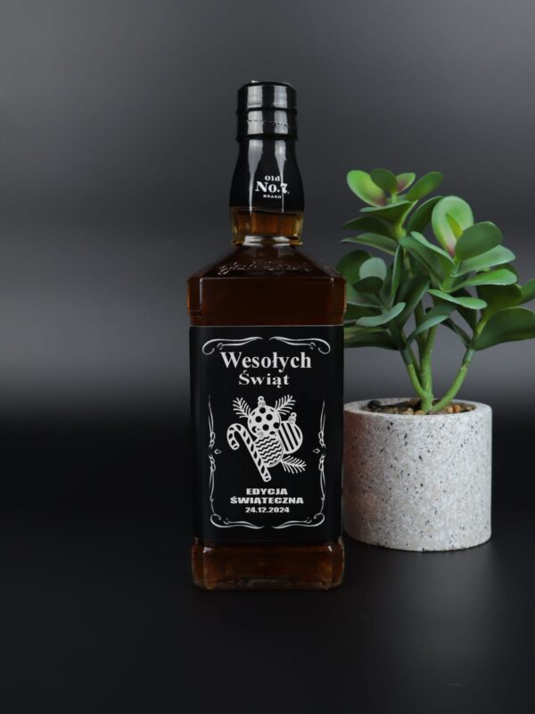 Whisky prezent na święta z grawerem