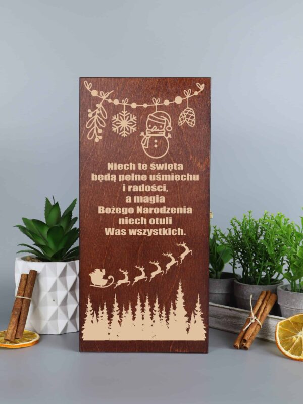 Skrzynka na whisky na święta dla niego