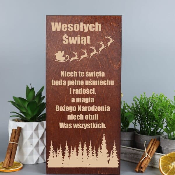 Skrzynka na whisky na święta