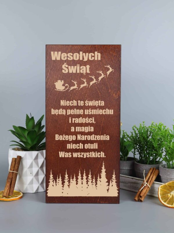 Skrzynka na whisky na święta