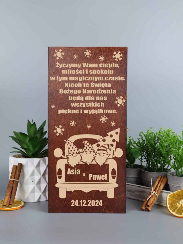 Skrzynka na whisky z grawerem