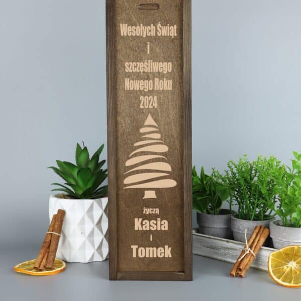 Skrzynka na wino dla niej