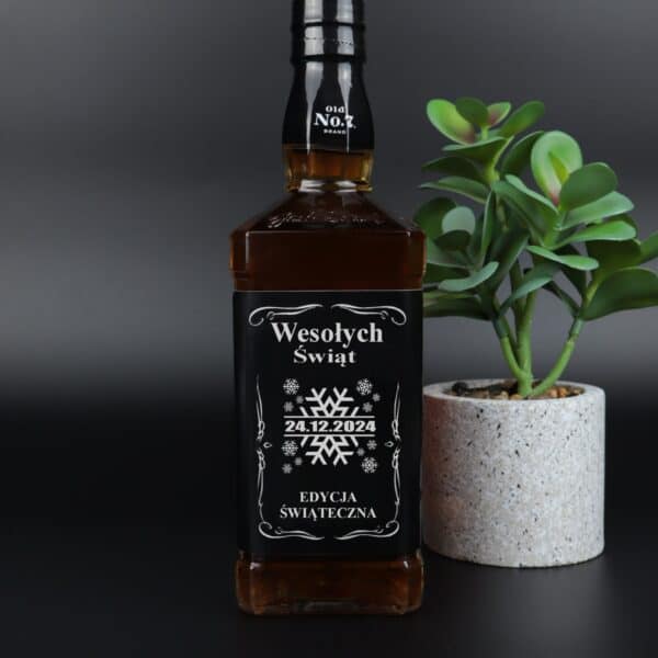 Świąteczny Jack Daniels z grawerem dla niego