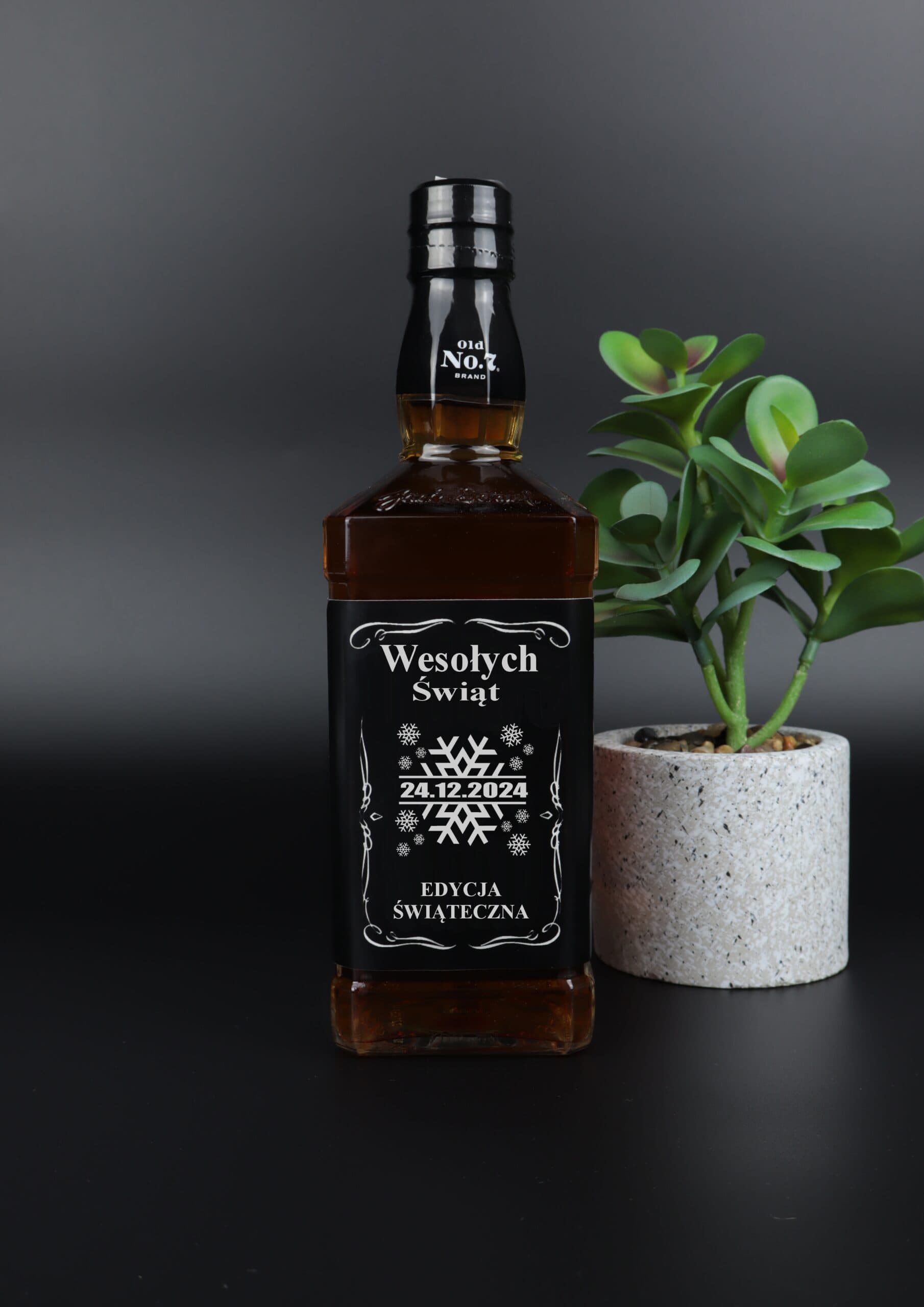 Świąteczny Jack Daniels z grawerem dla niego