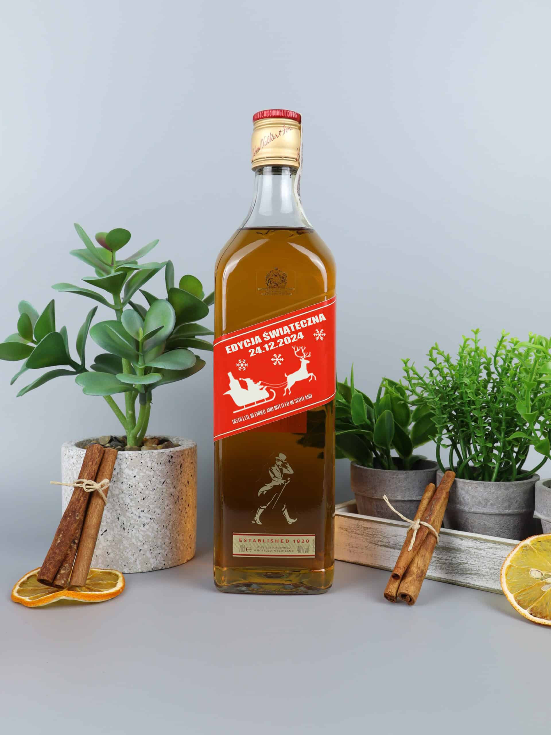 Whisky z grawerem na święta