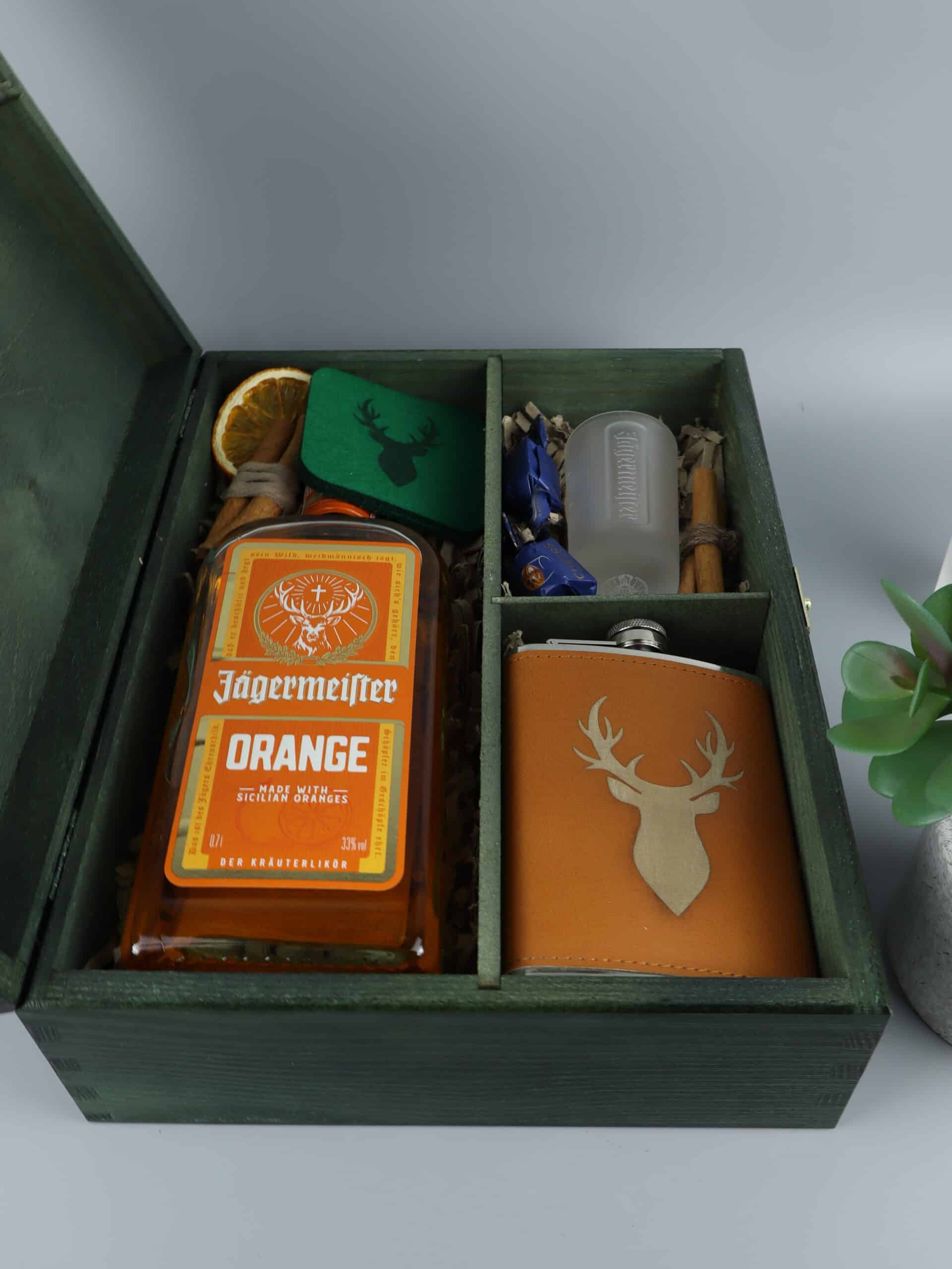 Zestaw z grawerem z Jagermaister dla niej