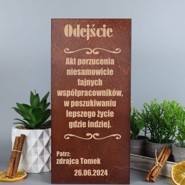 Wyjątkowy prezent dla odchodzącego z pracy