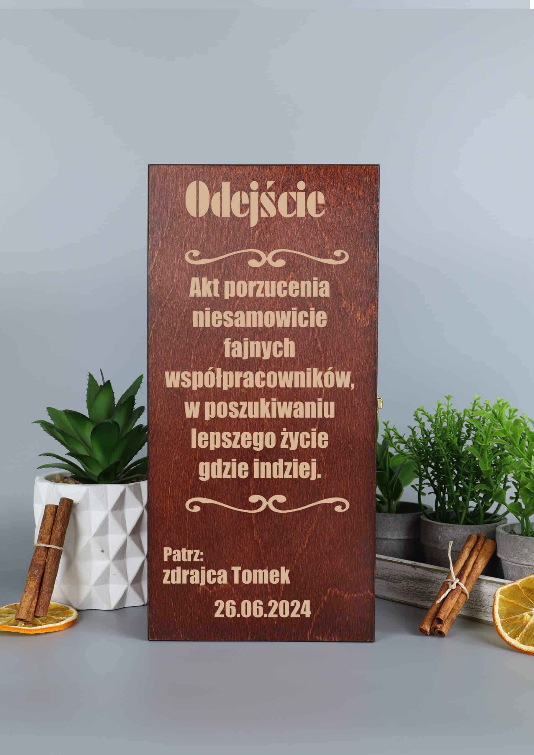 Wyjątkowy prezent dla odchodzącego z pracy
