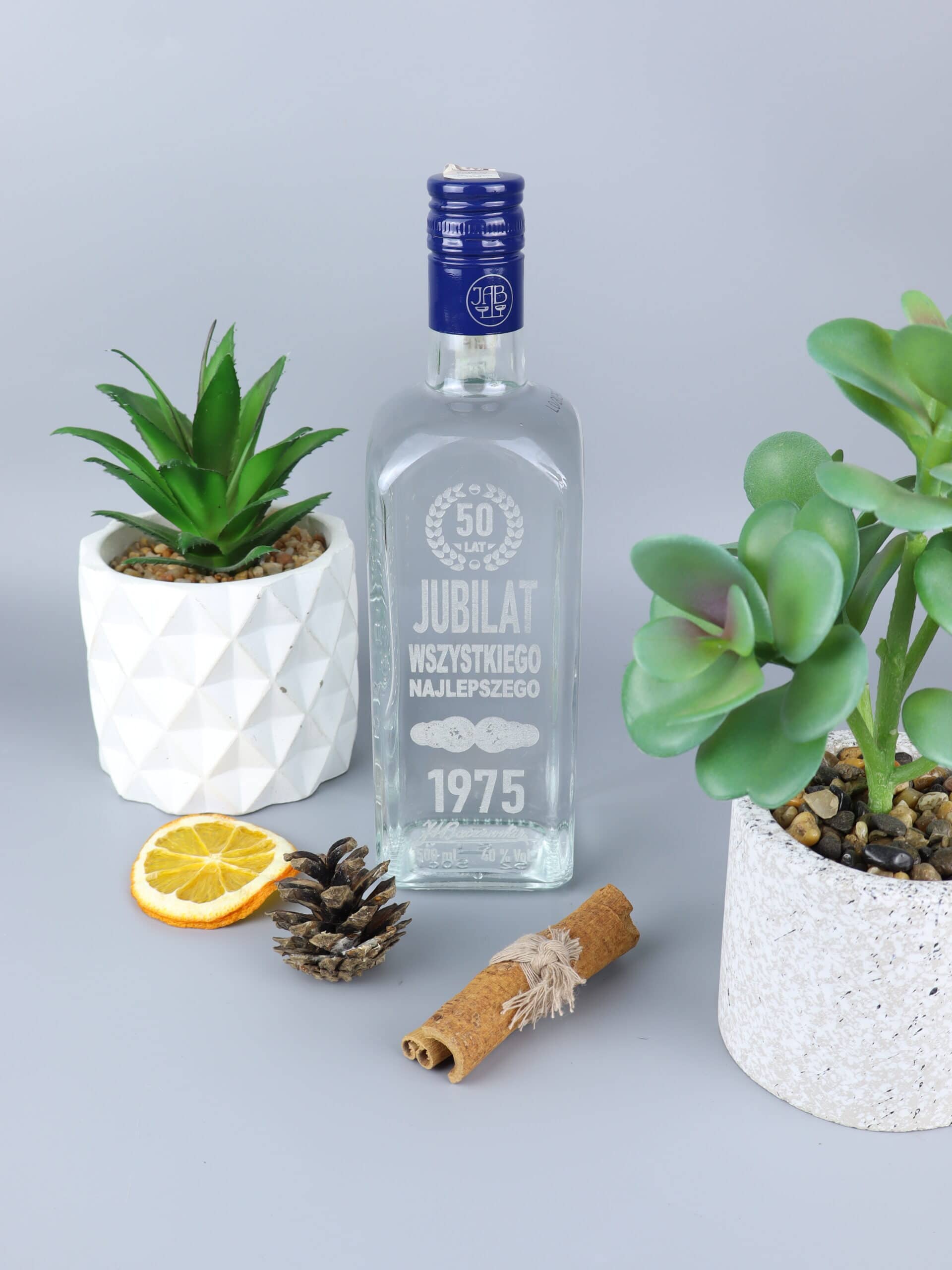 Wódka z grawerem dla mężczyzny