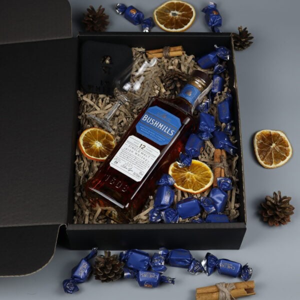 Elegancki zestaw z Bushmills 10 dla niego