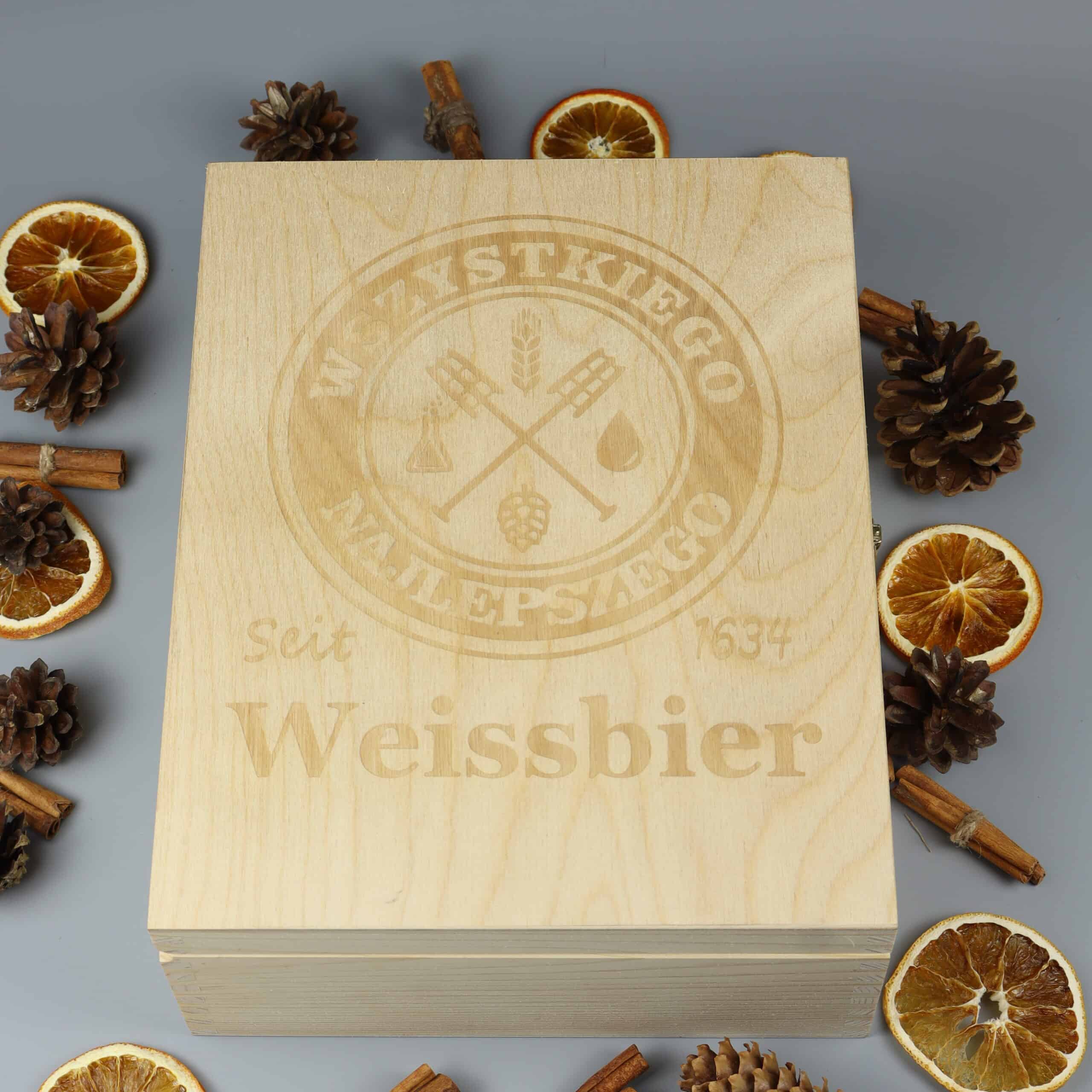 Zestaw w skrzynce z paulaner