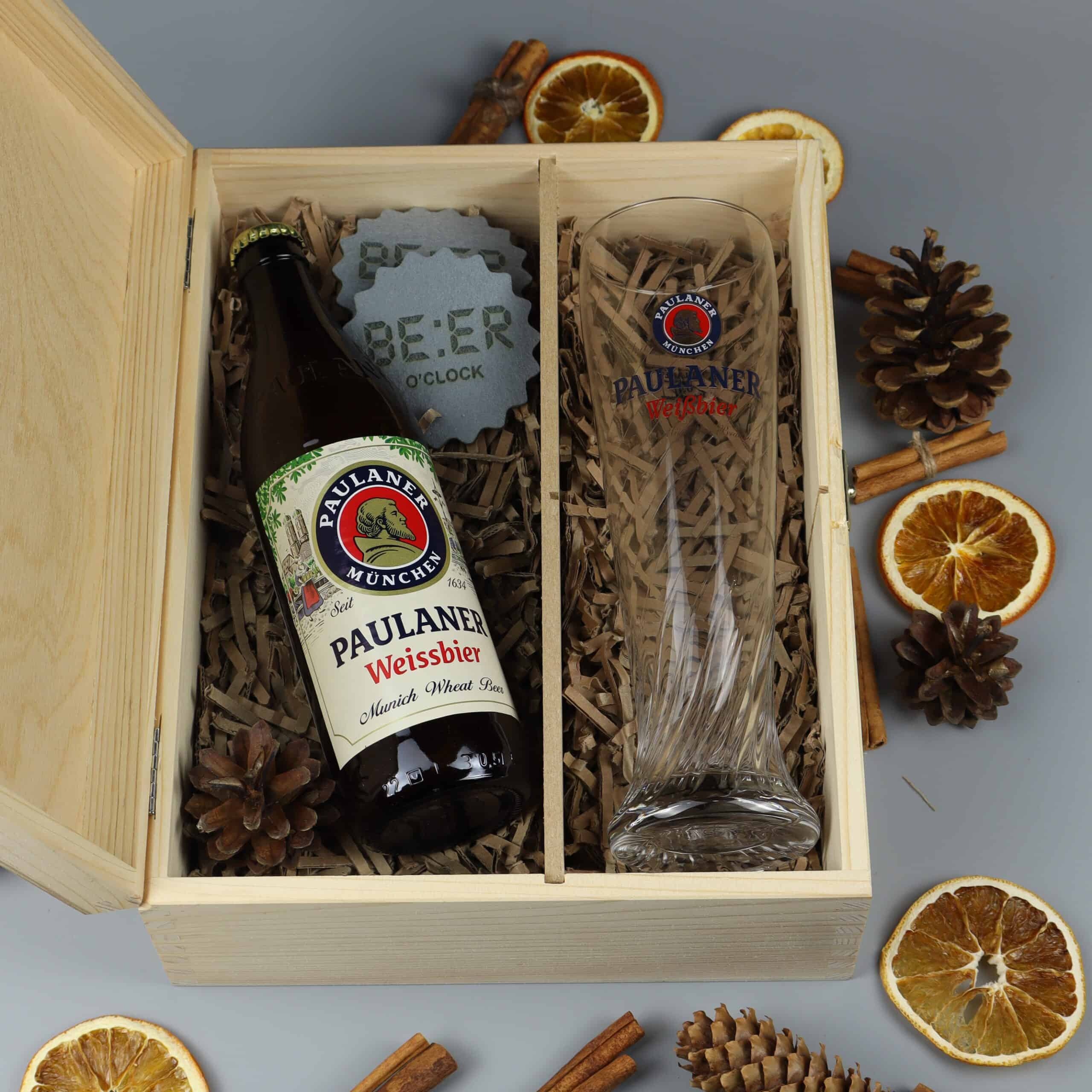 Zestaw prezentowy z grawerem i paulaner