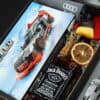 zestaw lego i whisky jack daniels