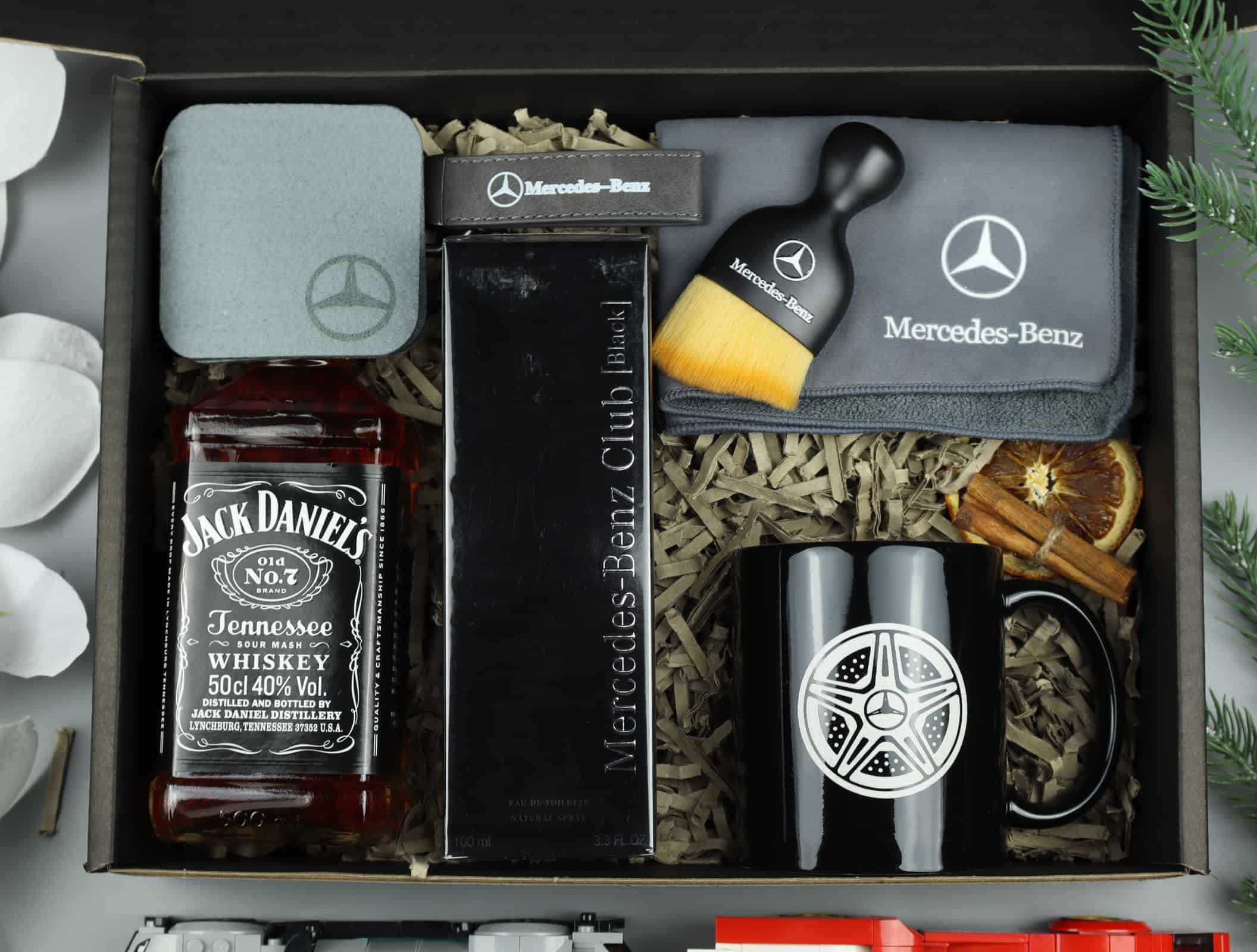 zestaw mercedes benz z whisky